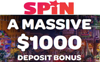 Spin Casino Three-Part Bonus 1000 Euros